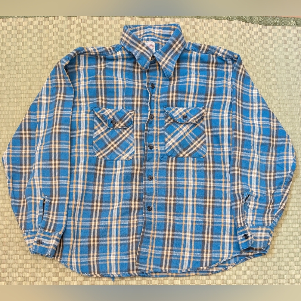 Vintage Pointer Brand Plaid Flannel No Size Tag *Fits like an L or Xl